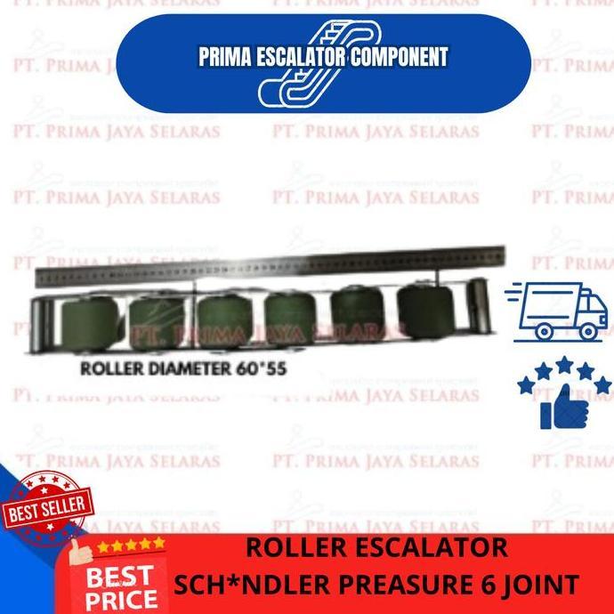 TERMURAH - ROLLER CHAIN ESCALATOR SCHI**** / ROLLER PRESURE 6 JOINT (1-RL045)
