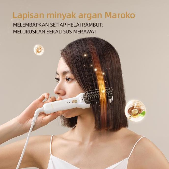 Soseki Sisir Catokan Pelurus Rambut 3 Tingkat Suhu / 170G Catokan Mini Ringan / Tegangan Global 100-