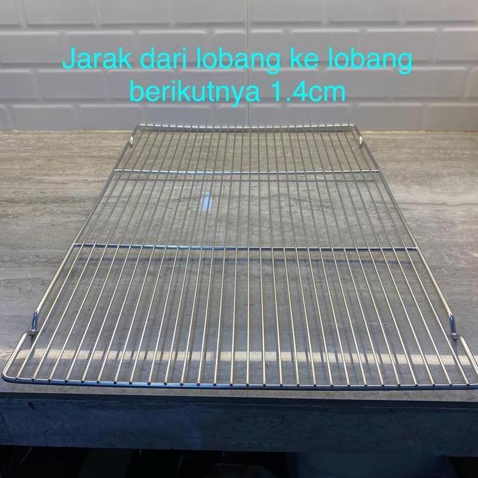 willchanzone- COOLING RACK 60x40cm PREMIUM / RAK PENDINGIN KUE STAINLESS PREMIUM / TATAKAN KUE / TAT