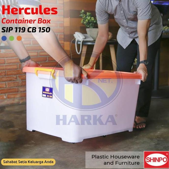 PROMO - HERCULES CONTAINER BOX 150 LITER | Boks Plastik SHINPO CB 150 SIP 119