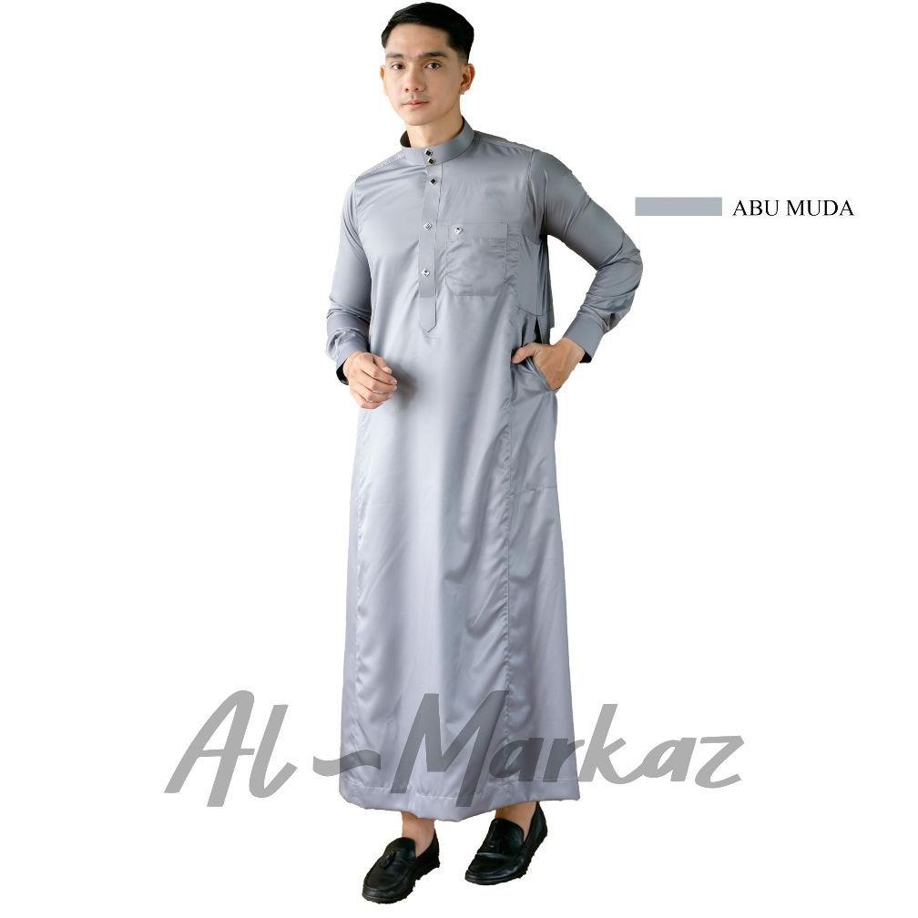 TERBARU AL MARKAZ - Jubah Pria Muslim Slimfit Gulam 2026