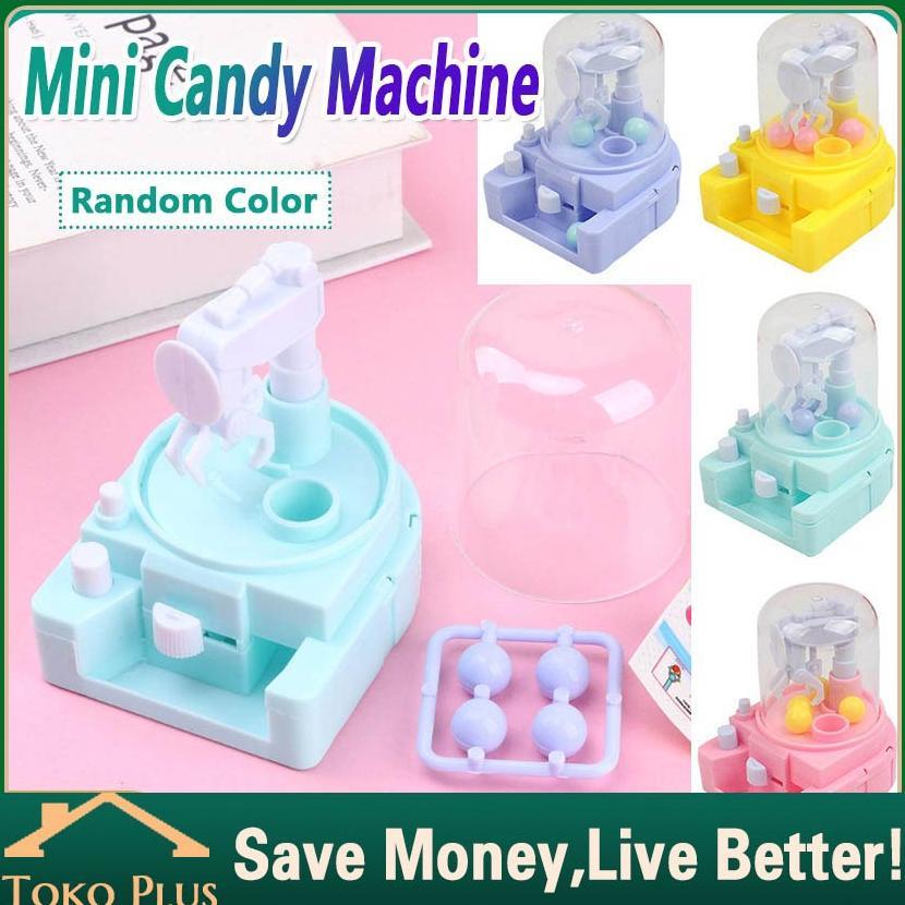 Mainan Mesin Capit Permen/Boneka Ukuran Mini untuk Anak/Hadiah Mainan Interaktif