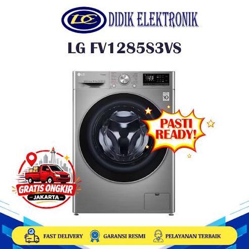 MESIN CUCI LG 8,5 KG FV1285S3VS FRONT LOADING LG INVERTER FV 1285S3VS