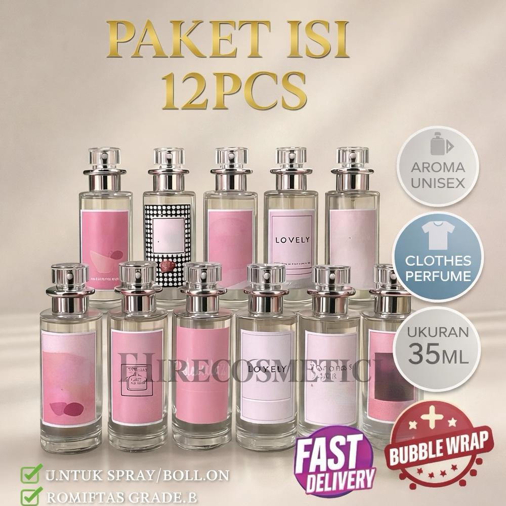 Paket Usaha Isi 12Pcs Parfum Thailand 35Ml Unisex / Paket Parfum Viral