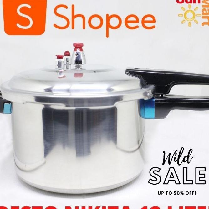 Panci Presto Nikita 12 Liter / 28 Cm Bahan Aluminium
