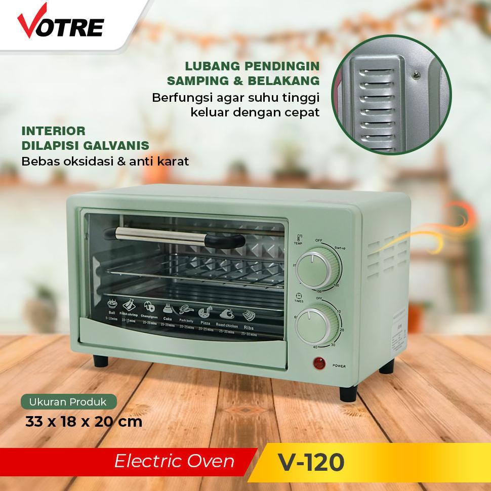 Oven 2 Liter Oven Listrik Votre V-120 Oven Milenial Oven Kecil
