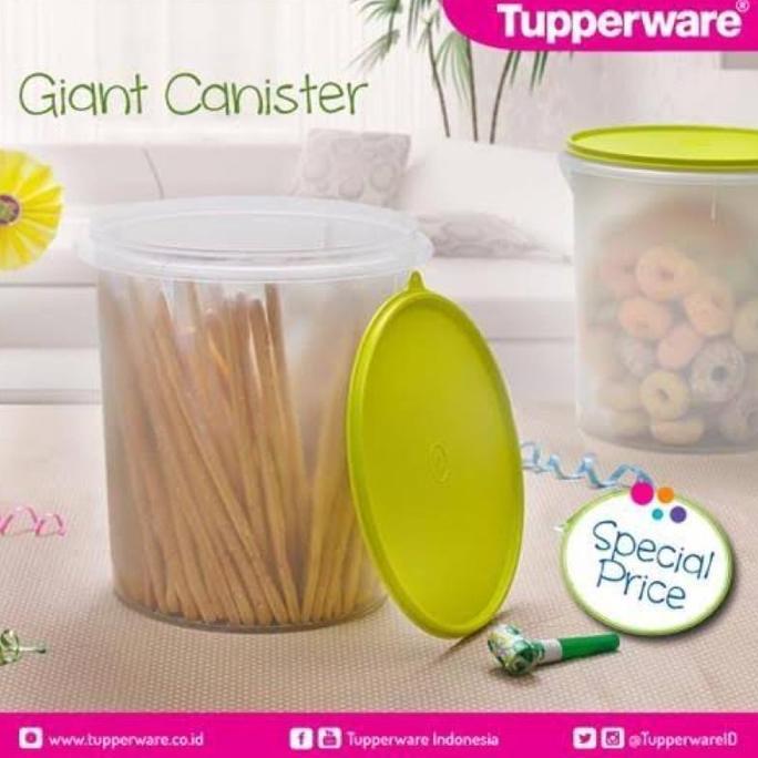 GRATIS ONGKIR - Tupperware Giant canister 8,4L 1pcs toples besar jumbo