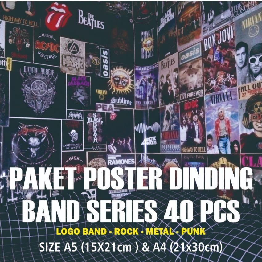 Poster Dinding Aesthetic | Poster Band Series