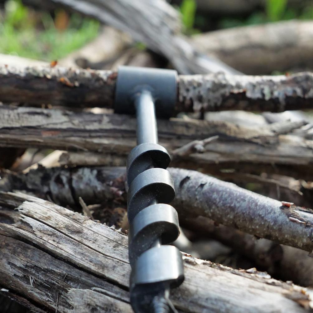 Bor Manual Tangan Kayu Mata Bor 10MM 19MM 25MM Auger Buatan Tangan Alat Bertahan Hidup Di Hutan