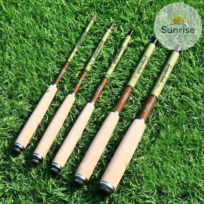 Joran Pancing Portabel Super Pendek 26CM Joran Pancing Mini untuk Sungai Joran Pancing Teleskopik Se