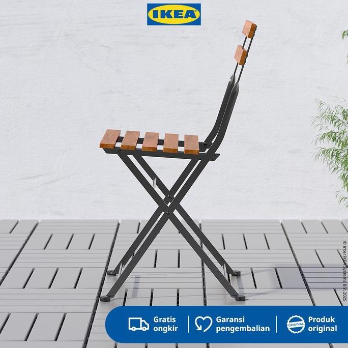 HARGA PABRIK - IKEA TARNO Kursi Lipat Outdoor 39 x 40 cm Kayu Plastik