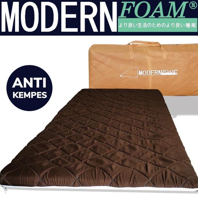 SPESIAL HARI INI - Modern Foam Kasur Lipat Lantai Busa Rebonded Anti Kempes - Bonus Tas Penyimpanan 