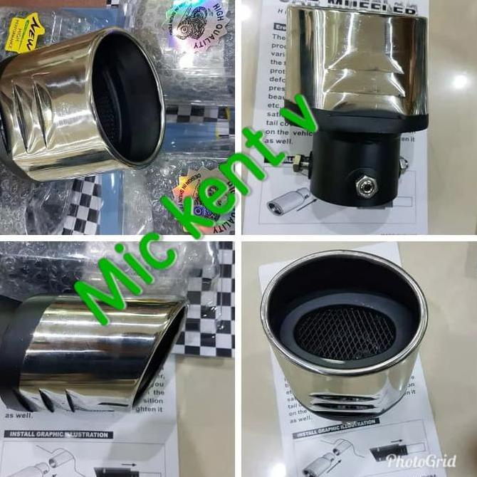 muffler / buntut knalpot racing jaring mobil brio