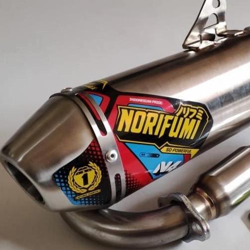 Knalpot Norifumi N4 KLX Dtracker stainless ori
