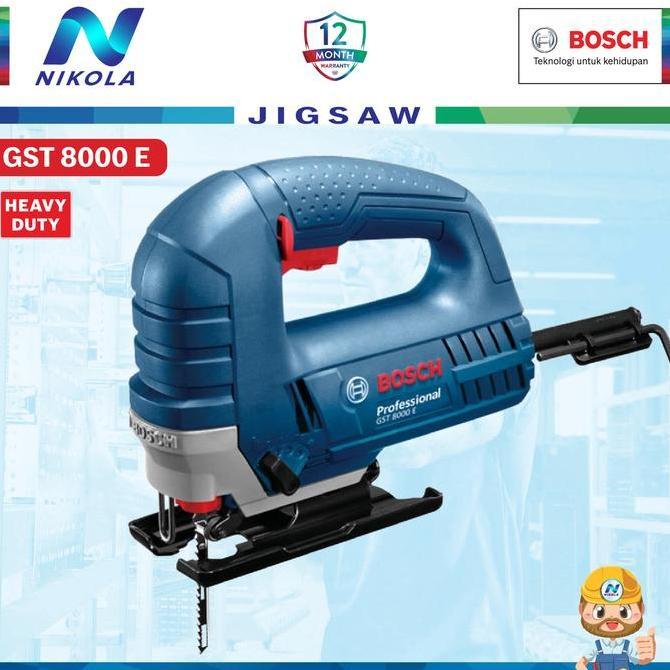 Terlaris Gst 8000 E Bosch Jigsaw / Gergaji Listrik Gst8000E