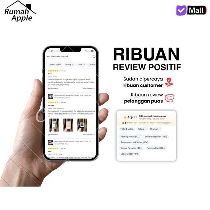Apple iPad Air M4 (Gen 8) 11 inci WiFi Only 128GB 256GB 512GB 1TB (TERBAIK) (TERBARU) (TERMURAH)