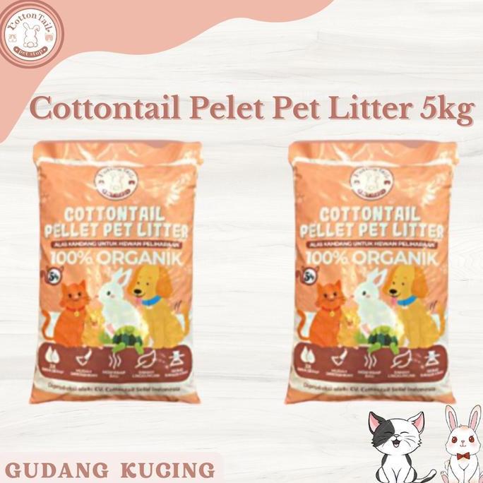 Promo- Cottontail Pellet Pet Litter - Wood Cottontail Pellet Pet Litter 5Kg