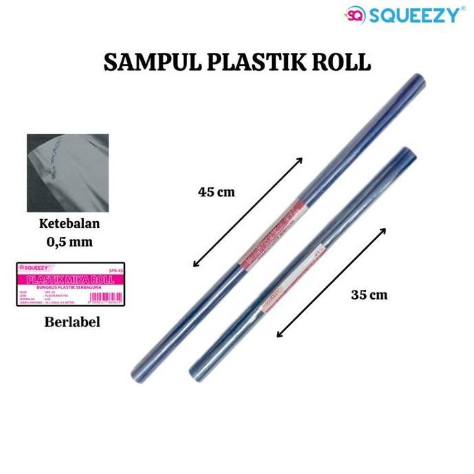 Pilihan- Sampul Plastik Roll Squeezy/ Sampul Mika Plastik Roll/ Sampul Plastik Roll