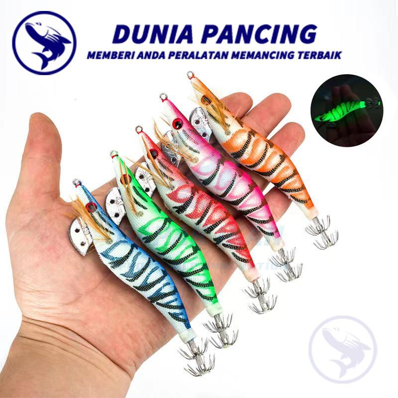 8 Cm/10 Cm/12 Cm Umpan Pancing Cumi-Cumi Bercahaya Umpan Kayu Udang Umpan Cumi-Cumi Umpan Pancing-Dp