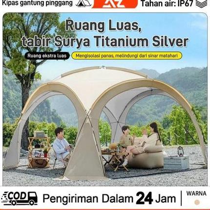 AZ Tenda Dome Camping Dome Tenda/ otomatis Tenda/ Kanopi Besar Outdoor Tenda /Piknik Tenda/ Tahan Hu