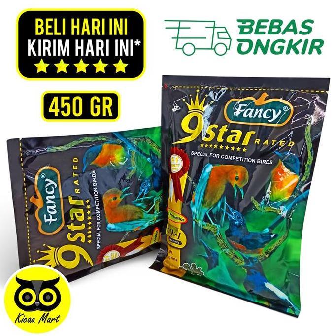 Pakan Makanan Burung Murai Voer Pur Fancy 9 Star Seaweed Rumput Laut