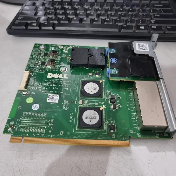 Dell Y950P I/O Riser Board For PowerEdge R910 4-Port Network 2-Port