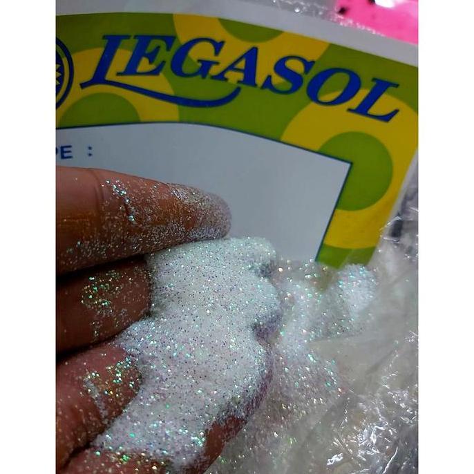 Nail- Bubuk Gliter Rainbow K 651/64 @1Kg Art Nail Eyeshadow Tangan