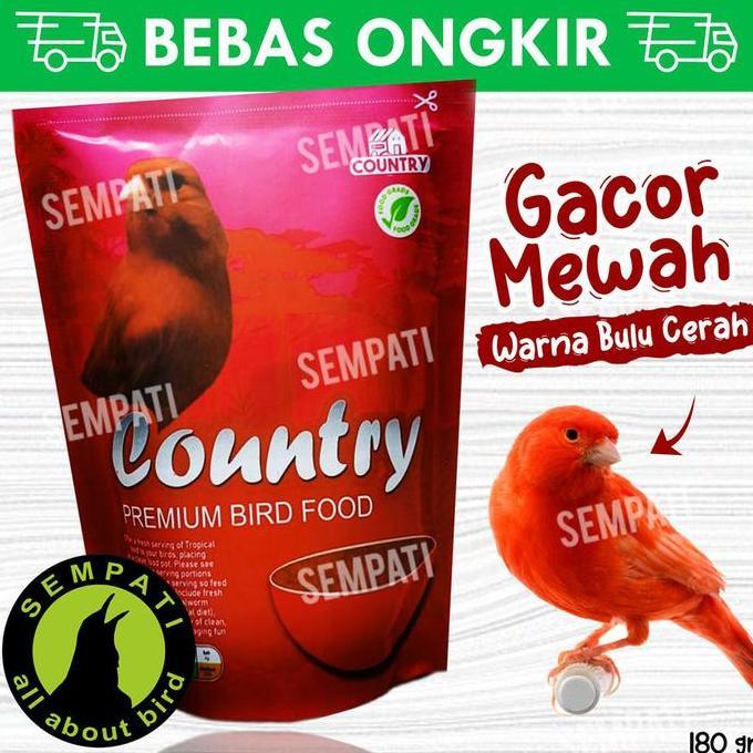Pakan Burung Kenari Merah Country Cede Red Intensive Canary