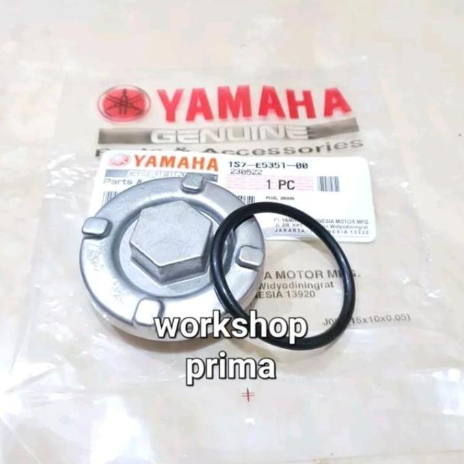Oil- New- Baut Tap 1S7 Tab Tutup Pembuangan Oli Mesin Bah R15 V2 Vixion Old