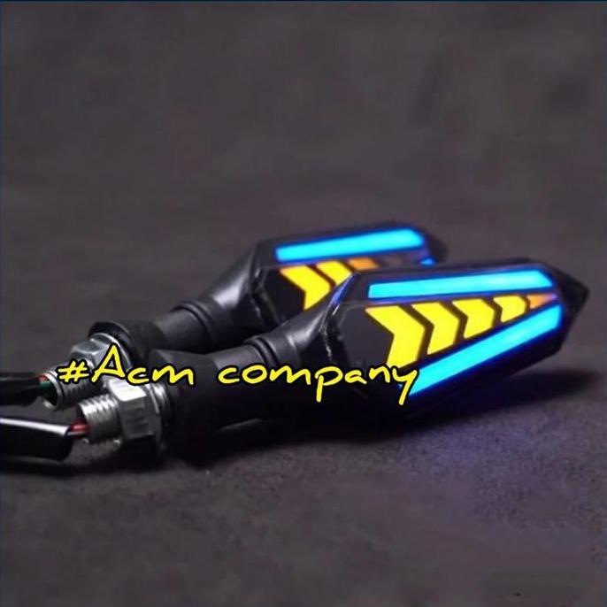 Lampu Sen Sein Variasi Belakang Led Running 2Mode Aerox 155 Old New