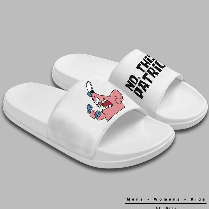 DS73 >> Sandal Slide Phylon Design Patrick Tarompah Putih Shoes
