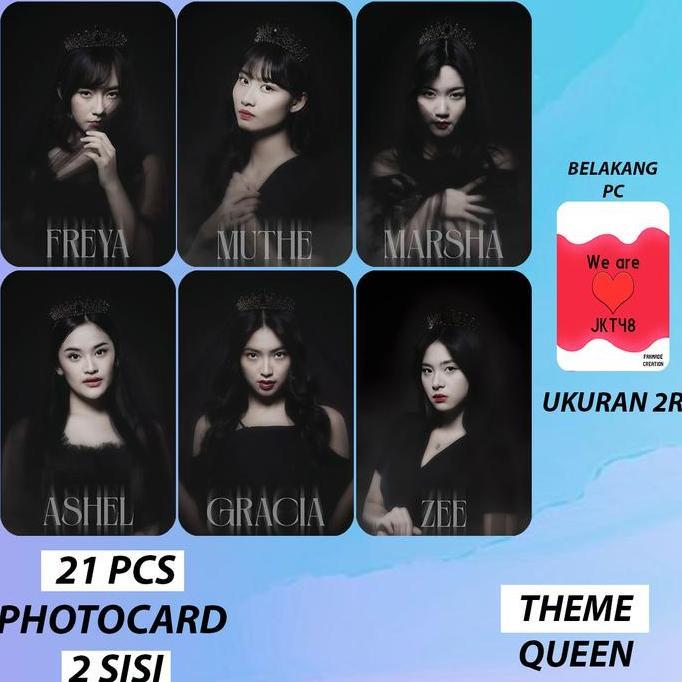 PHOTOCARD 2R 2SISI 21 PC QUALITY HD JKT48 MEMBER THEME HALLOWEEN FOTO AESTETIC KARTU FOTO HIASAN PAJ