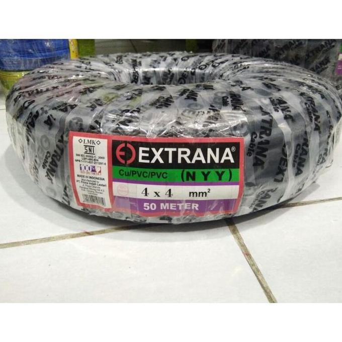 Kabel NYY 4x4mm @50M ( Meter ) EXTRANA
