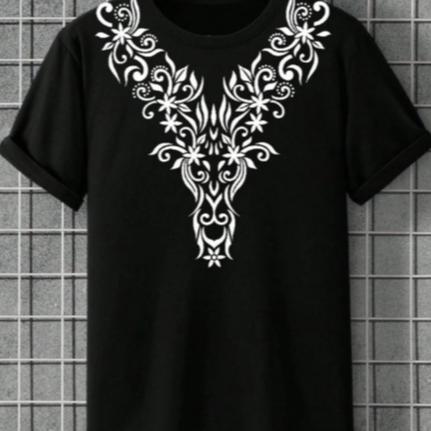 EXCLUSIVE Kaos Oblong Lebaran/Baju Koko/ Kaos Pria Motif Modern