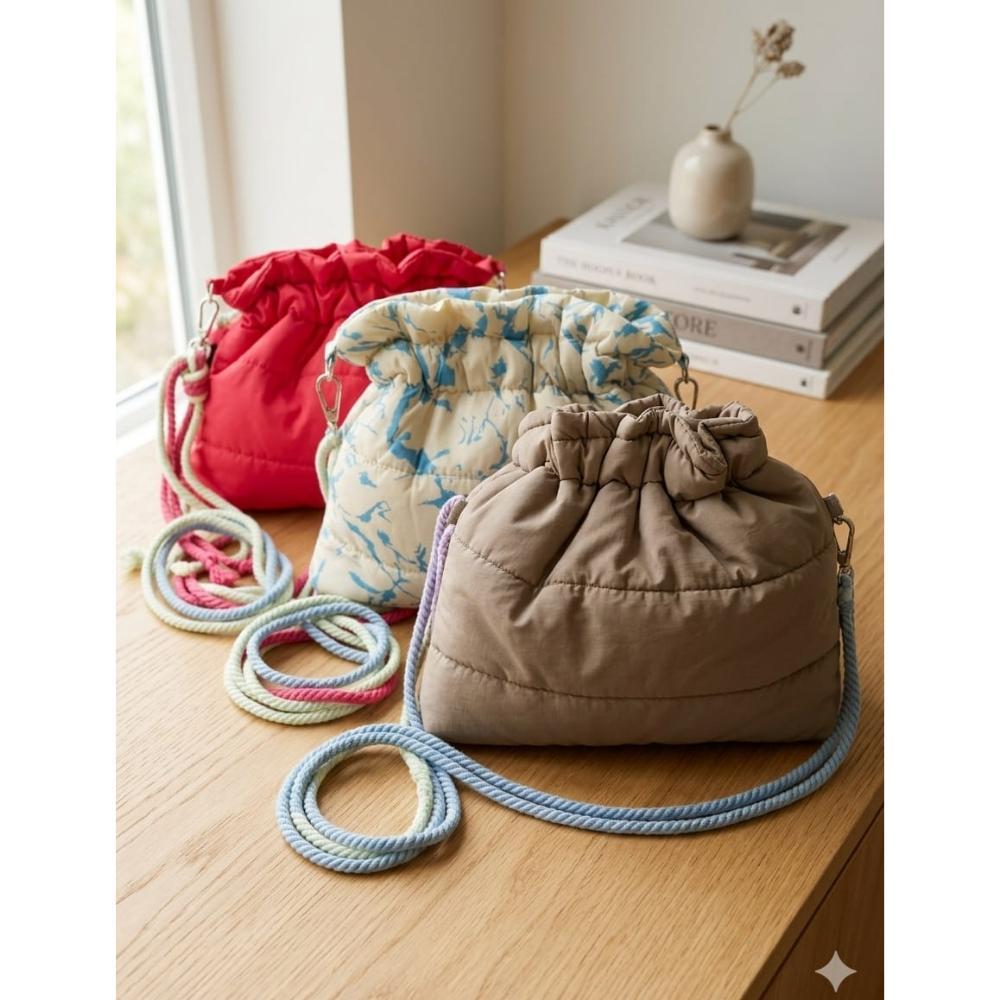 FAVORIT puffy bag // Tas selempang mini wanita terbaru