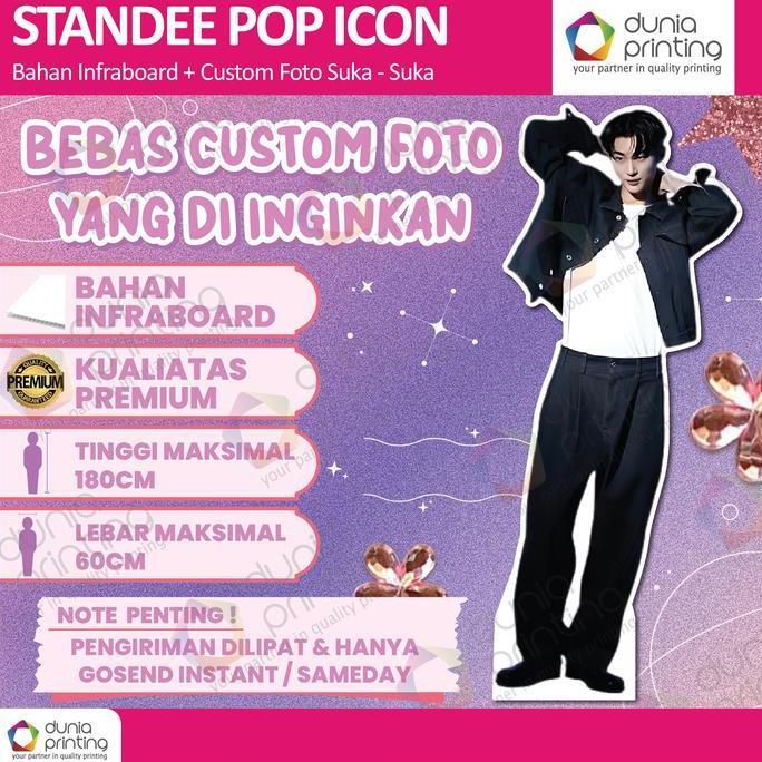 Ready Standee Pop Icon / Standee Kpop / Human Stande Real Size