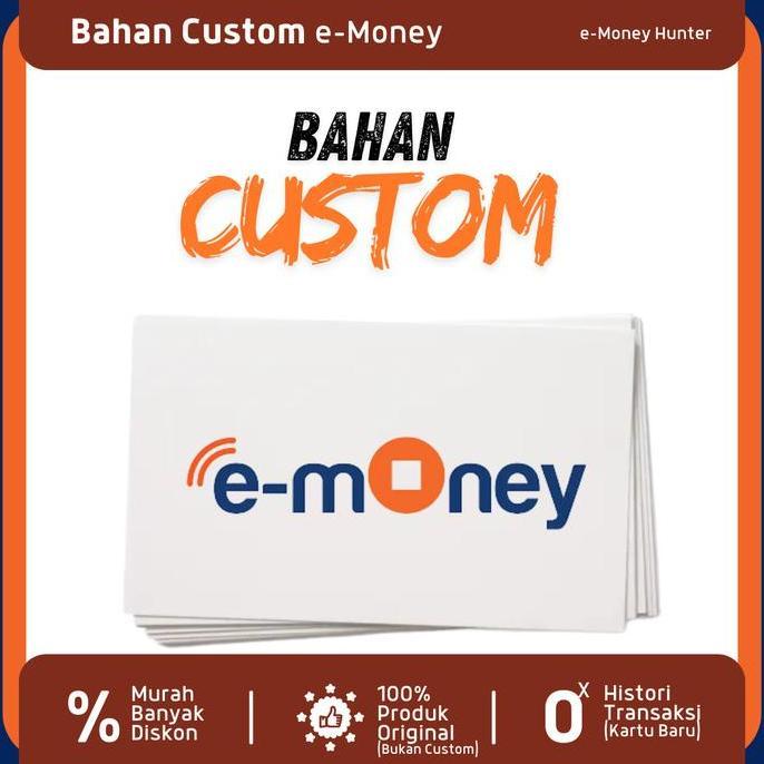 Ready GROSIR e-Money Mandiri Paket Murah eToll eMoney Bahan Custom Cetak Poster