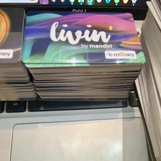 GROSIR e-Money Mandiri Paket Murah eToll eMoney Bahan Custom Cetak Poster