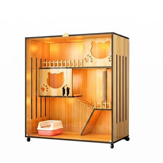 Gajian Sale MayCat Rumah Villa Cat Tower Premium Rumah Kucing Cat Condo Mainan Rumah Kucing Cat Ruma