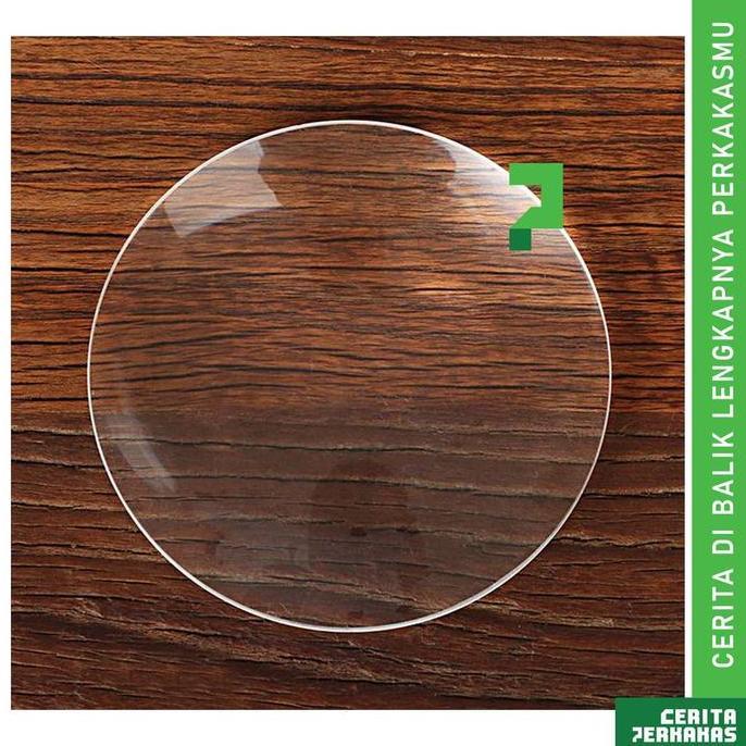 Cembung Lensa Biconvex AB91 CP / Kaca Pembesar Ultra Clear