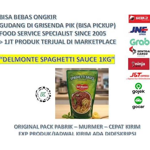 Pilihan- Delmonte Spaghetti Bolognese Sauce Saus Spageti 1Kg Refill Pouch