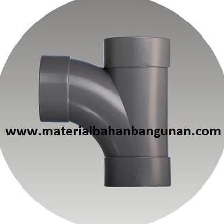 Large radius Tee D LT 4 x 2 inch T Y TY 90 derajat Sambungan pipa 4x2