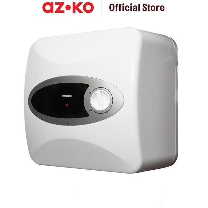 AZKO Krisbow Water Heater Listrik 200 watt Kwh Pemanas Air Water Warmer Aksesori Kamar Mandi Alat Pe