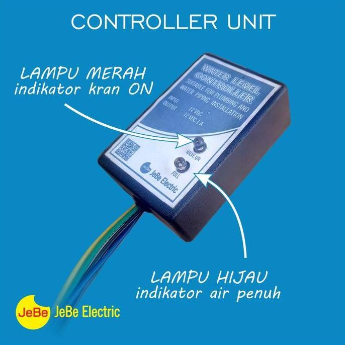 Kontrol sensor air toren/tandon otomatis untuk PDAM_PAM_kolam_level bak mandi otomatis.