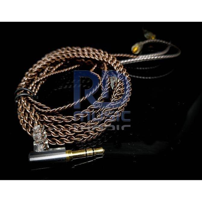 Larisjaminan- Kabel Mmcx 4 Core Copper Replacement Pi 3.14 Audio
