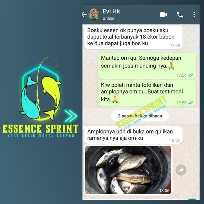 Veii- New- Essen Sprint - Esen Oplosan Untuk Mancing Galatama Ikan Mas Babon Nila Lele Patin Bal Nil