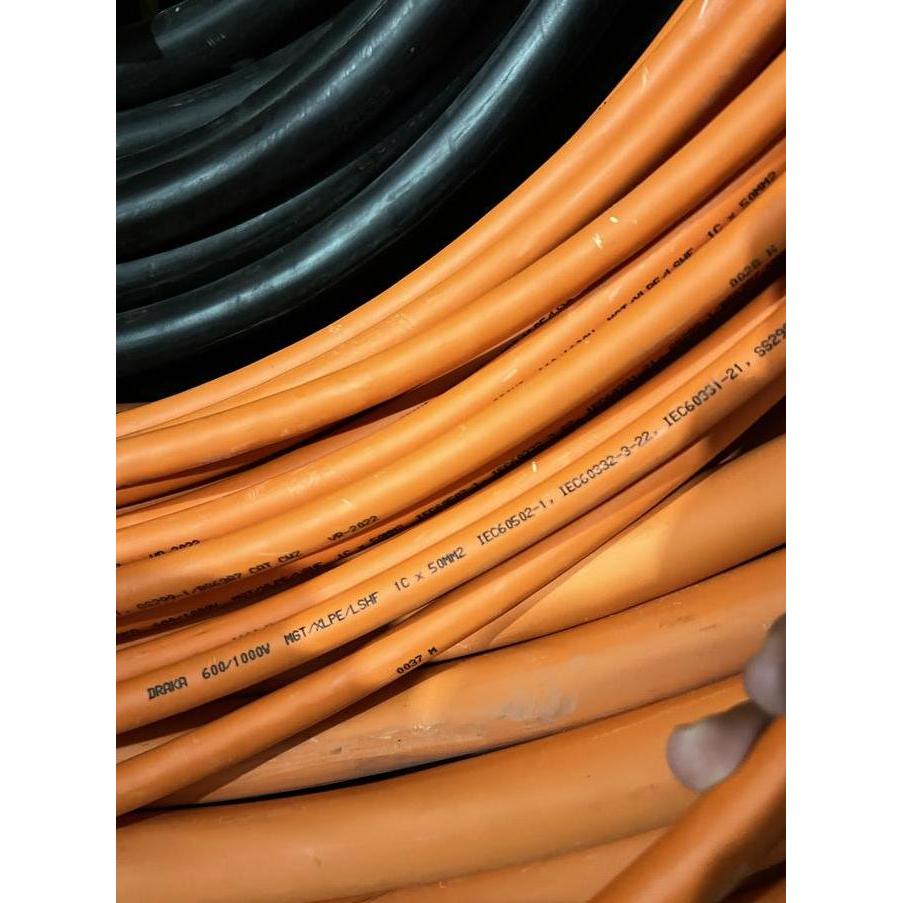 KABEL FRC 1X50MM DRAKA / FRC 1X50 DRAKA FIRE RESISTANCE CABLE 1X50MM READY