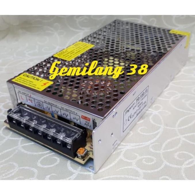 yoriezmart- AC DC 15V 10A / Switching Adaptor Power Supply Jaring 15 V 10 A 150 W Diskon