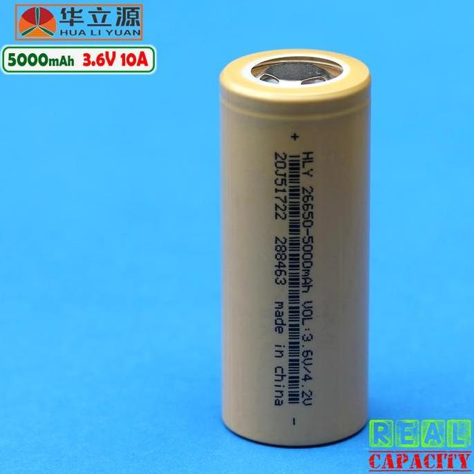 BATERAI 26650 5000MAH SENTER LED BATTERY PACK EBIKE 5000 MAH HLY