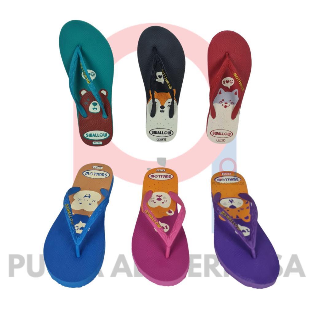 WAJIB PUNYA Sandal Jepit Cewek SWALLOW SAFARI/ NICE GR